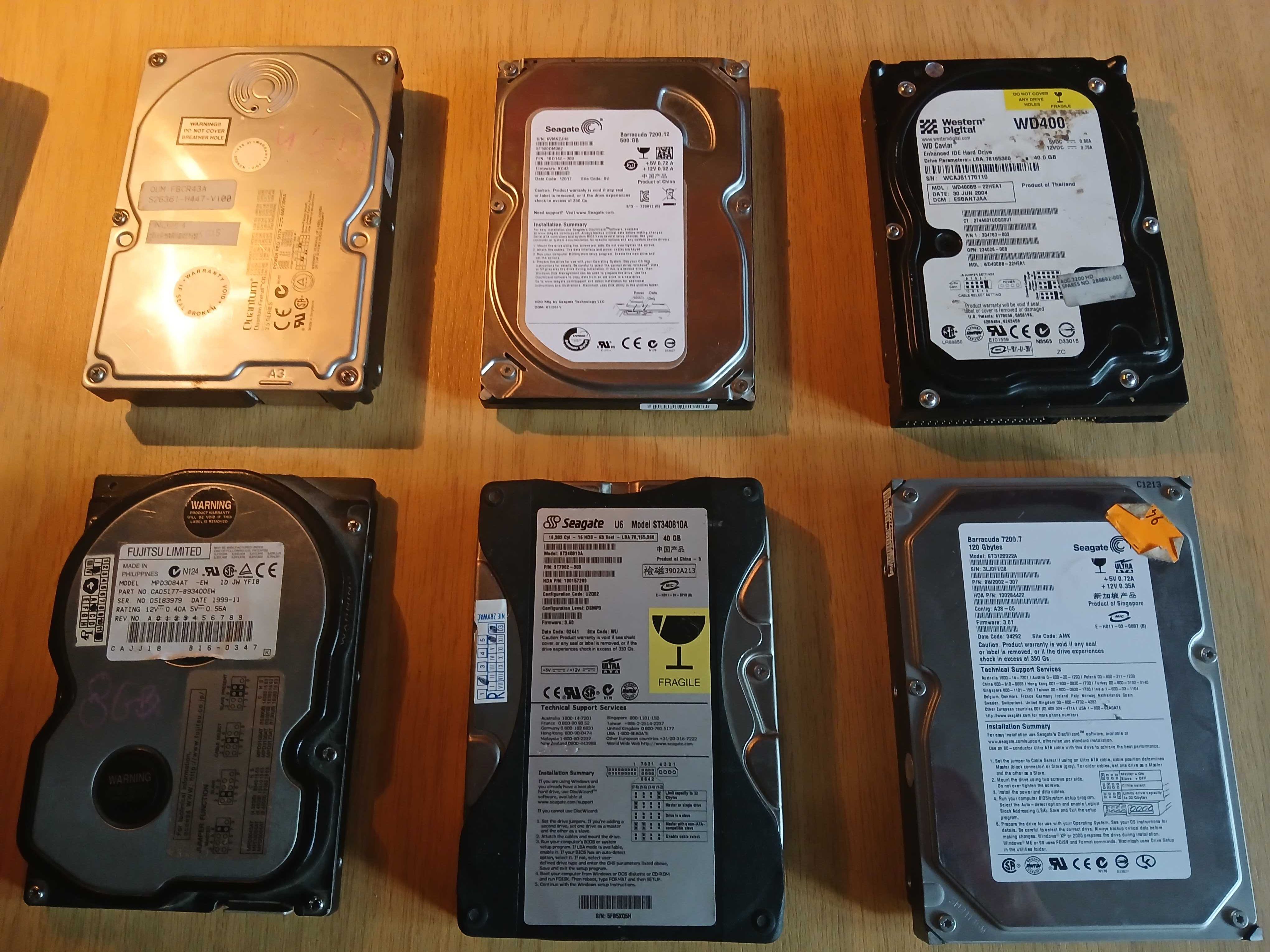 Dyski HDD Sprawne