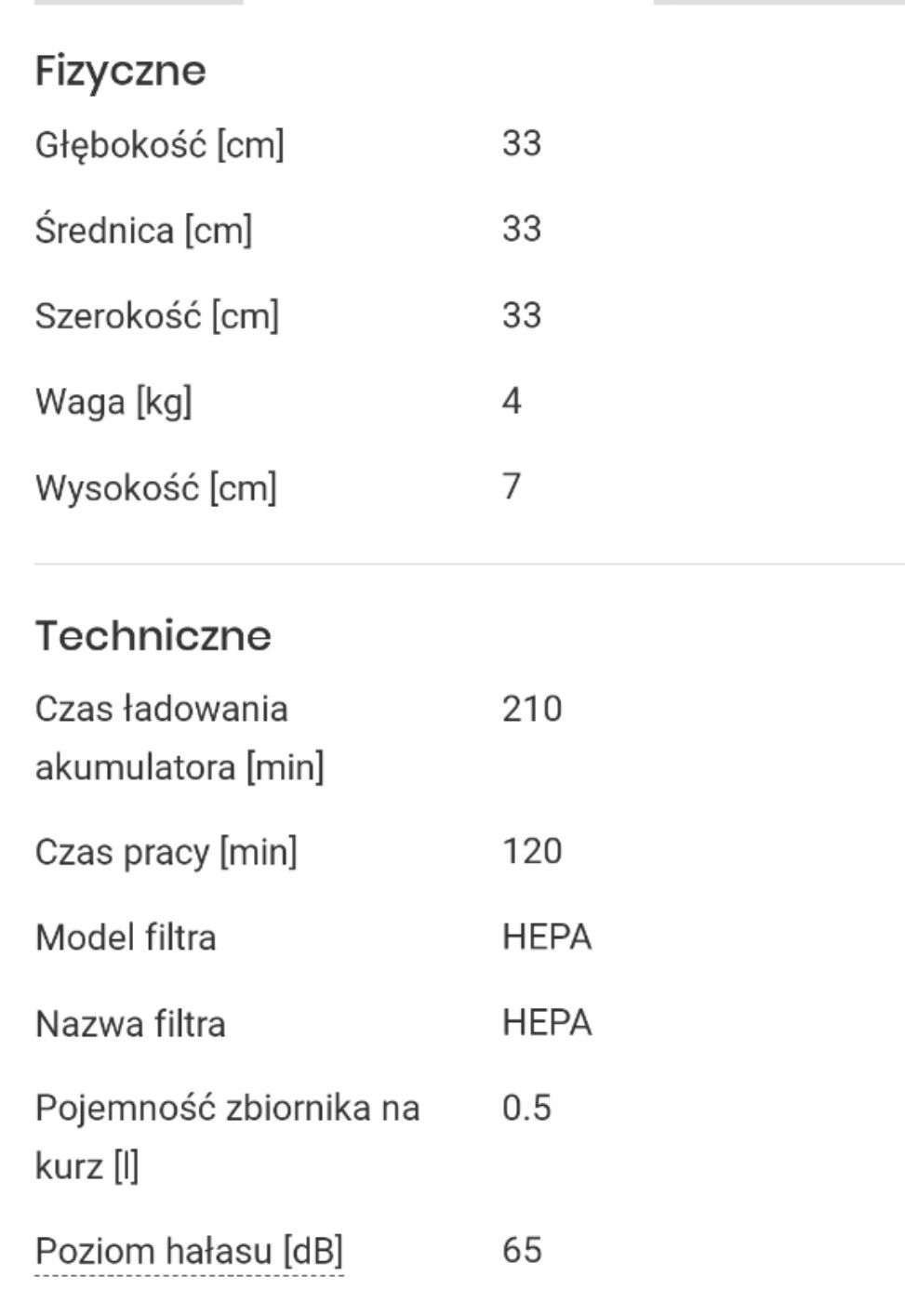Robot sprzątający Setti+ RV500