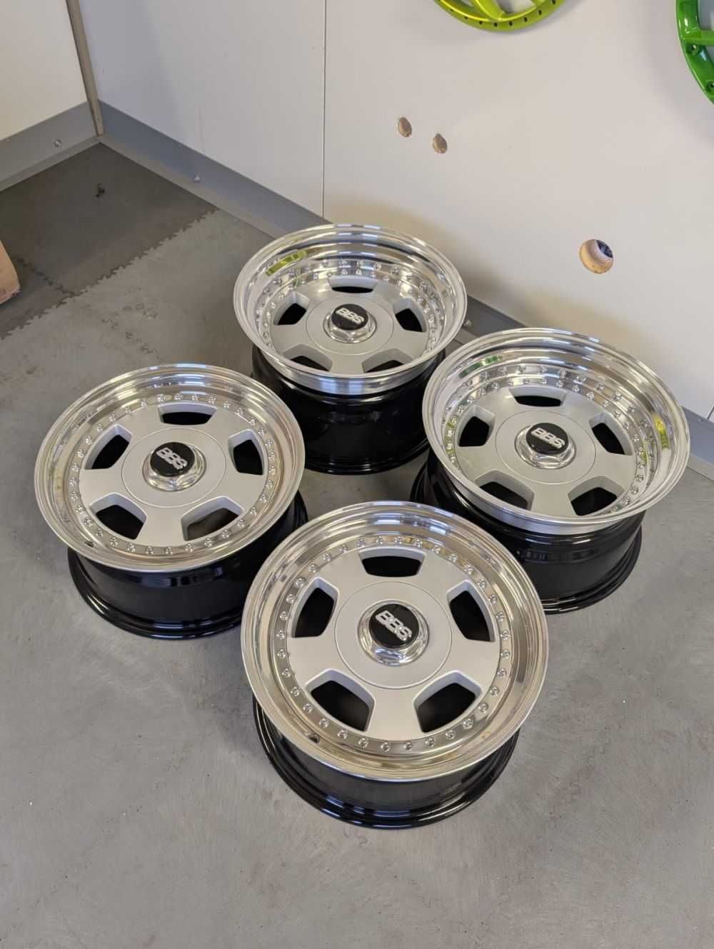 Felgi 3tlg. LORINSER BBS RT 018+027 8+10J ET11 R16 W116 W126 SEC R107