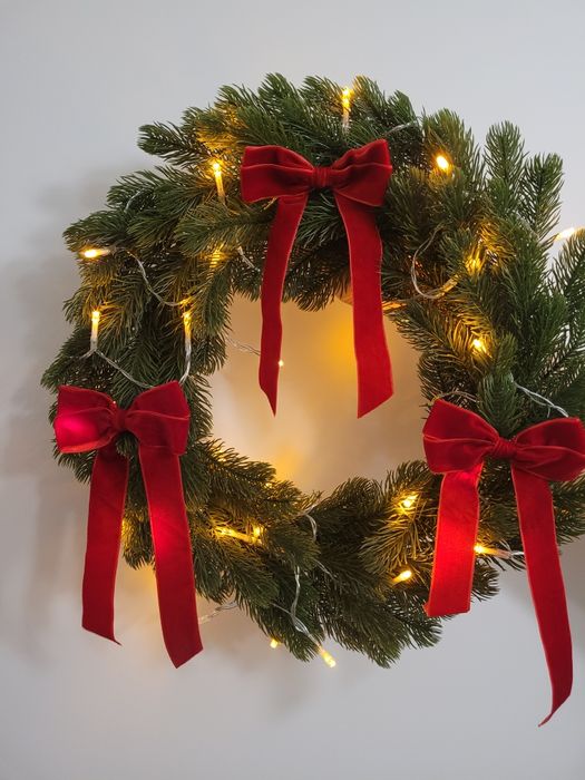 Wianek na drzwi Bożonarodzeniowy świąteczny