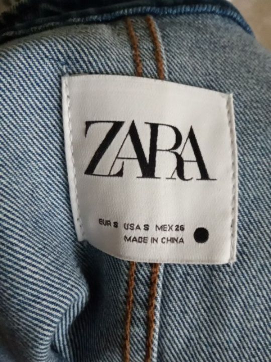 Джинсовий піджак оверсайз від Zara