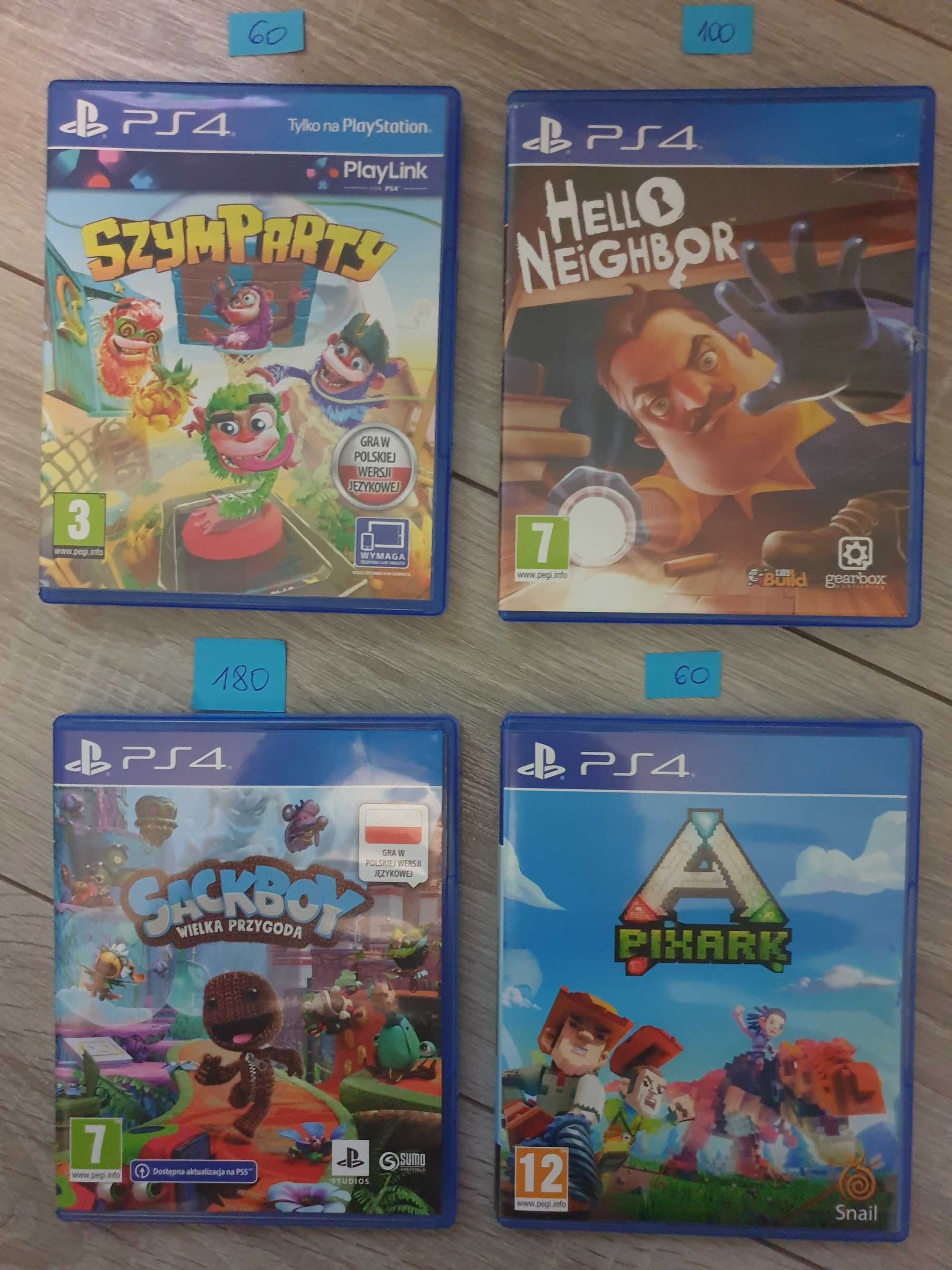 Ps4 Hello Neighbor Asterix Bee simulator uzywana