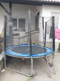 Trampolina duza top fitness 240