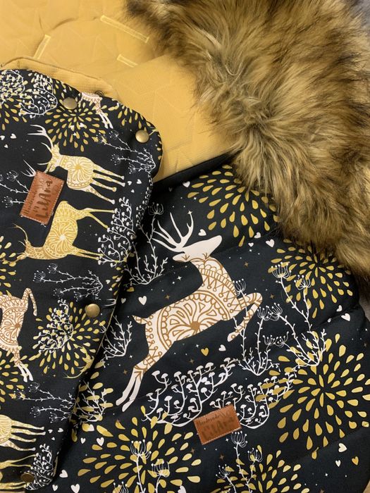 Śpiworek zimowy do gondoli oraz spacerowki