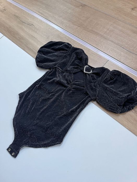 Sprzedam brokatowe body Zara 122