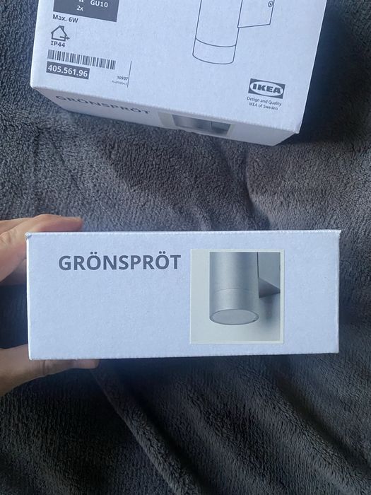 Dwa kinkiety Gronsprot IKEA nowe