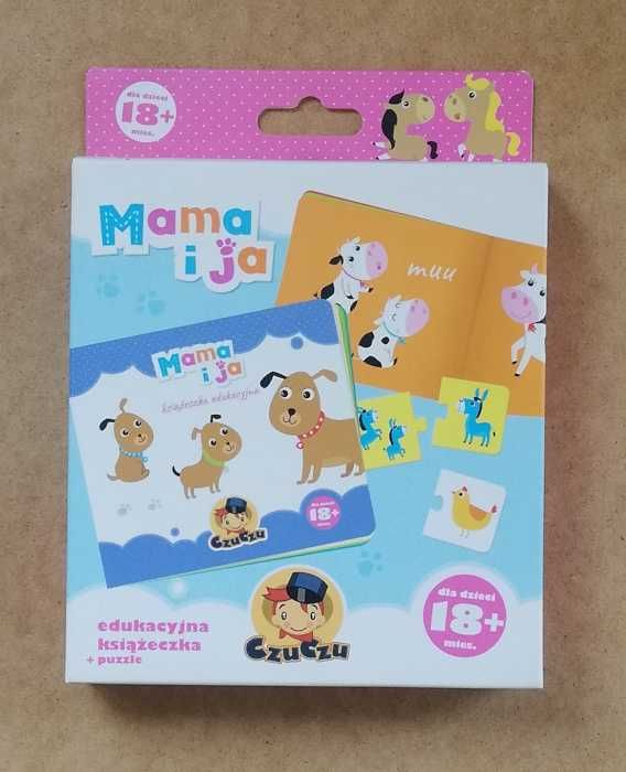 CzuCzu Mama i ja. Edukacyjna książeczka + puzzle ~ NOWA