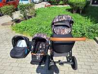 Wózek 2w1 DynamicBaby plus fotelik/nosidełko