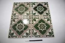 Quadra de azulejos - Padroes e cores vintage retro - Fabrico nacional