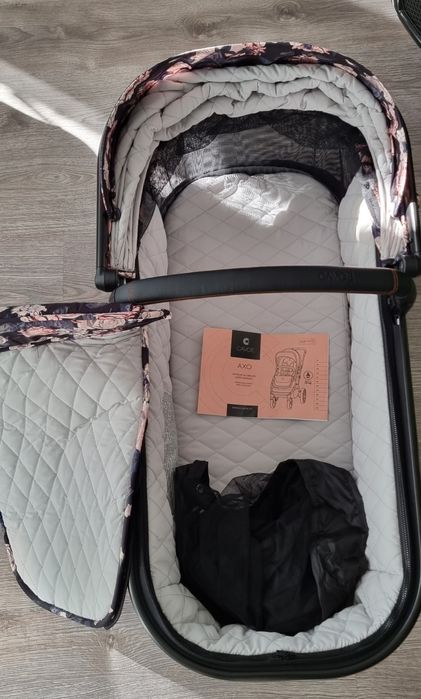 Wózek 2w1 Cavoe Duże KOŁA Axo Style La rose / Meteorite