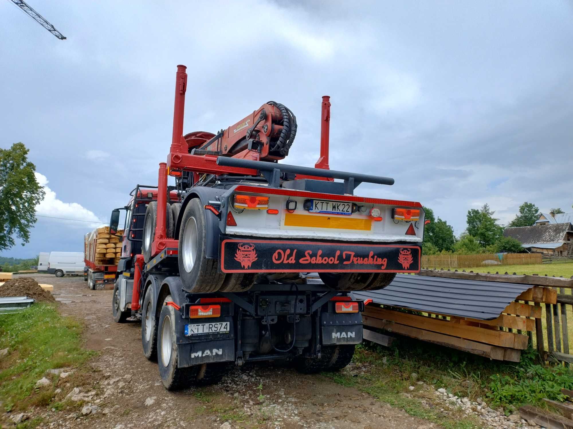 Man TGS 26 540  ROK 2009 6X6 HYDRODRIVE zestaw do drewna drzewa