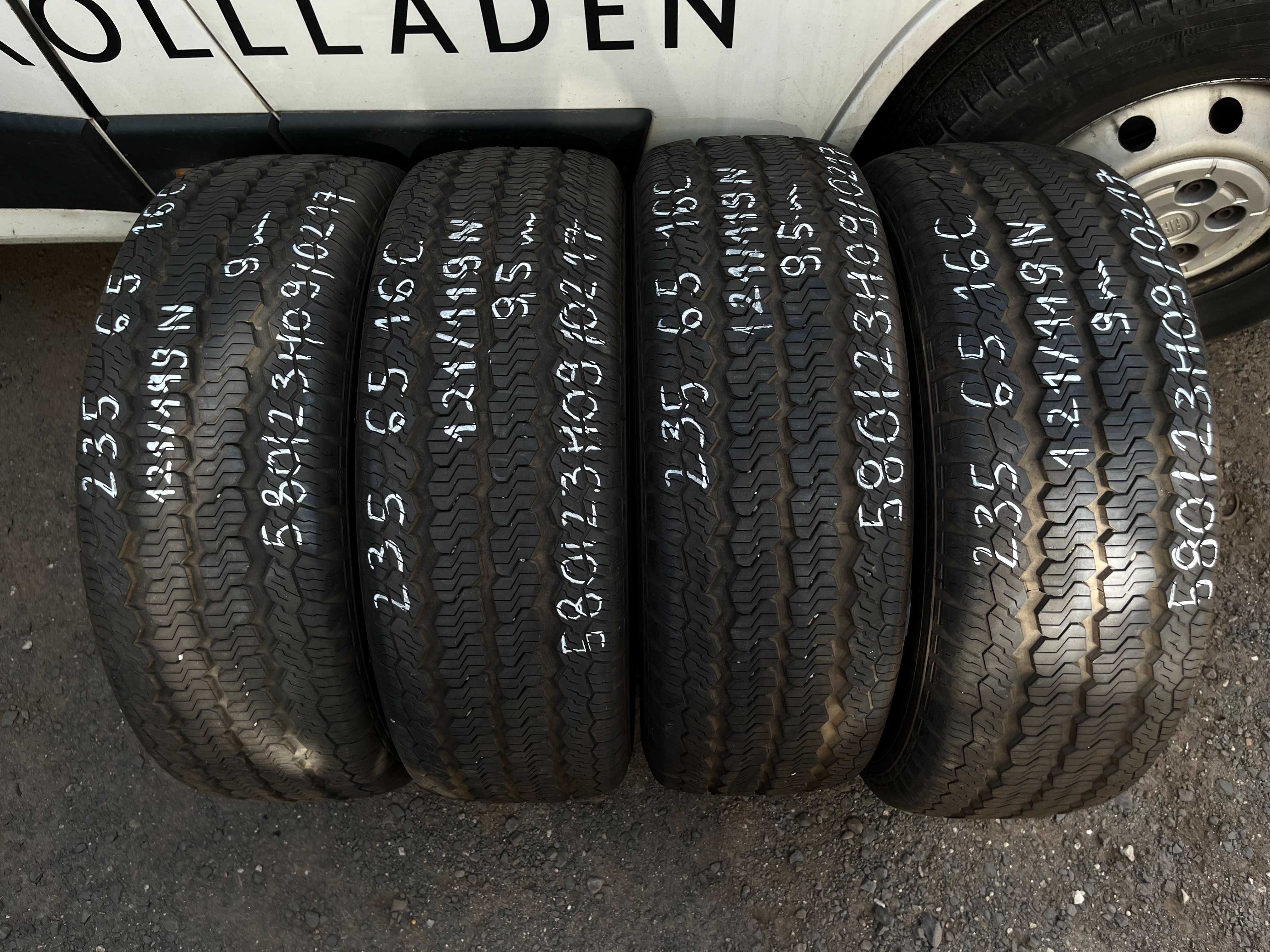 2 szt. opony używane  235/65r16 C Continental VancoFourSeason
