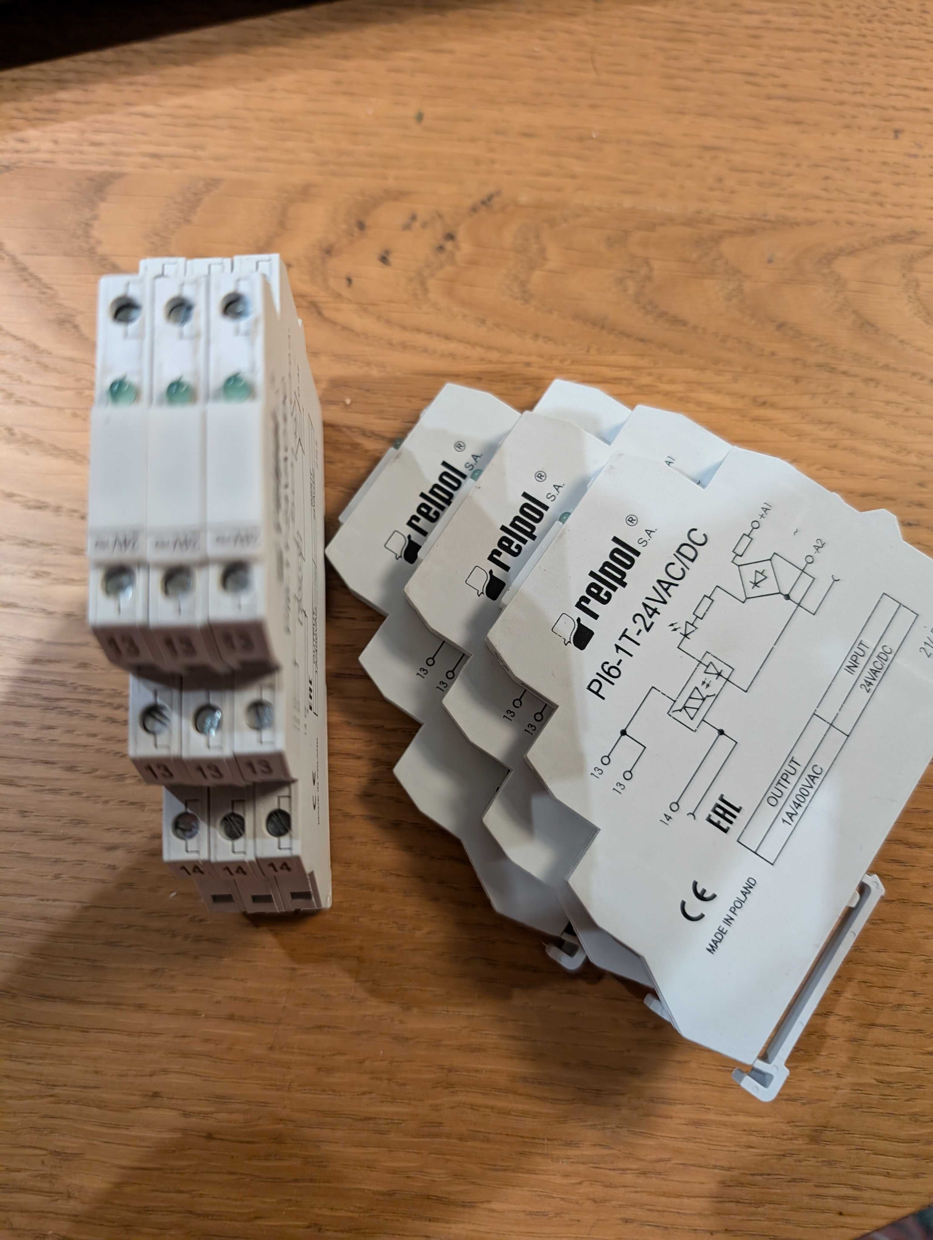 Przekaźnik interfejsowy 1Z Relpol 24V AC/DC PI6‑1T‑24VAC/DC 854604