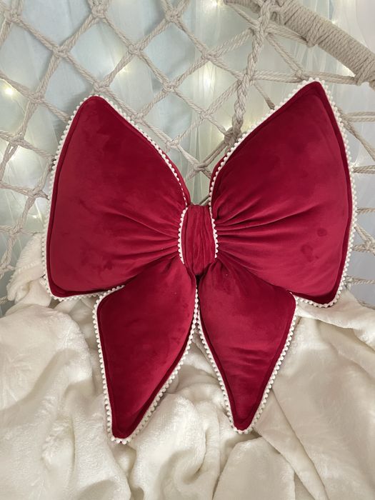 Новорічна подушка бант