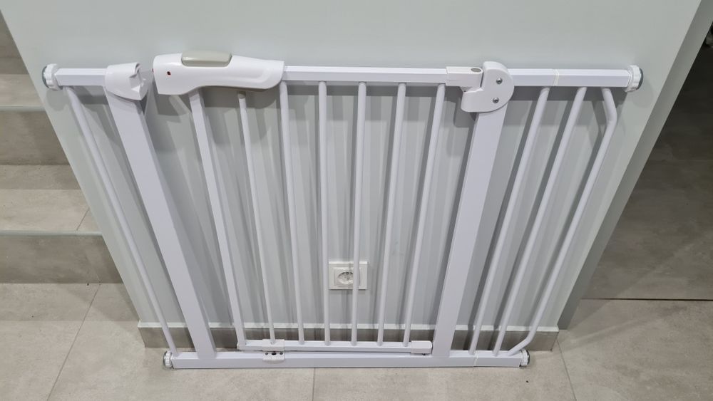 Barierka furtka zabezpieczająca na schody NUKIDO NK-180 Biały
