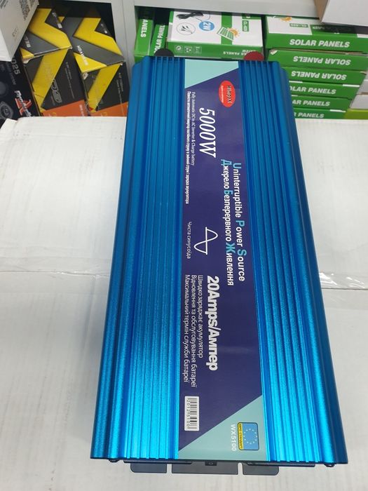 Інвертор чистий синус ИБП Wimpex 5000Вт.Безперебійник з зарядкою