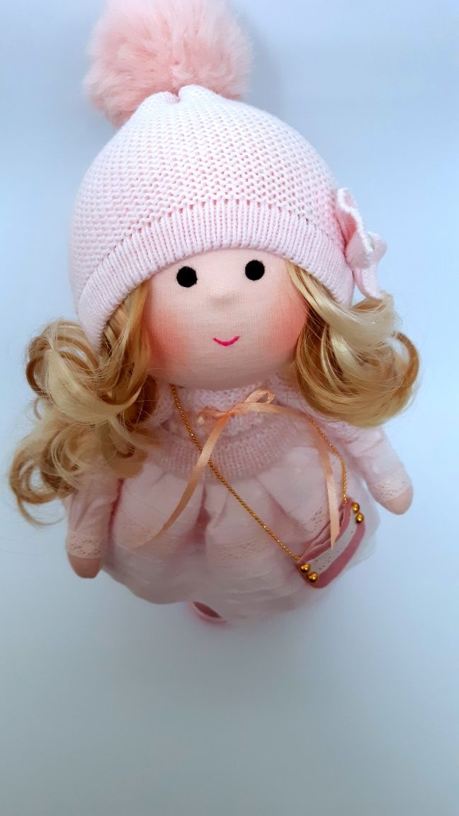 Интерьерная текстильная кукла ручной работы