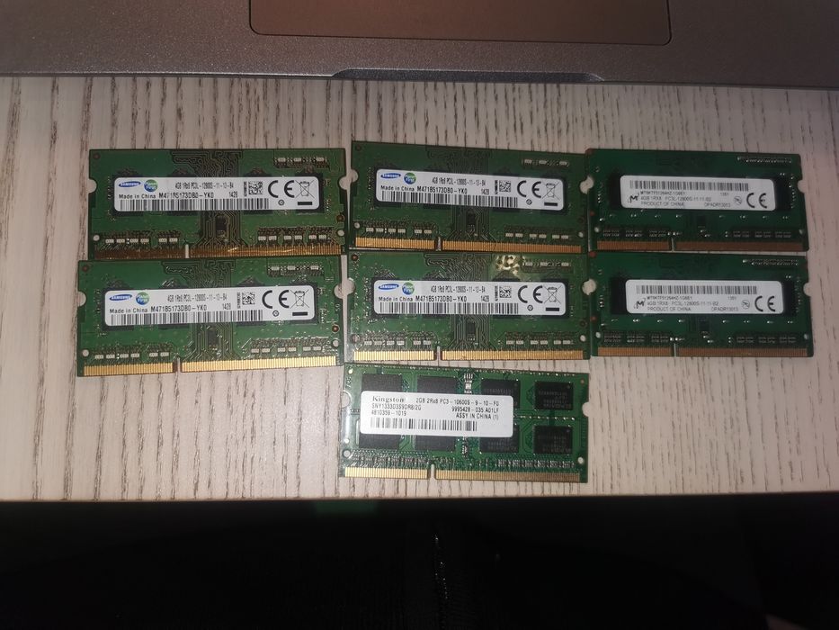 Ddr3 sodimm 4gb e 2 gb para portátil