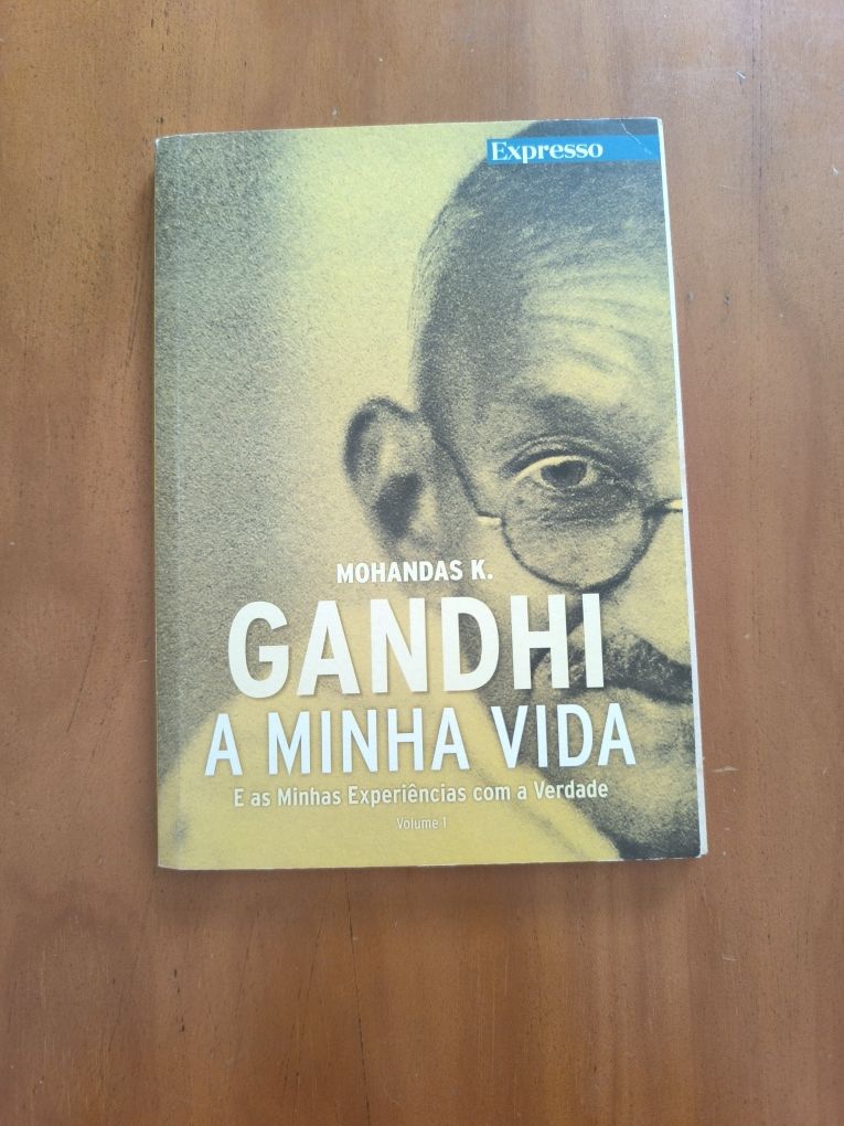 Livro "Gandhi- A minha vida e as minhas experiências com a verdade"