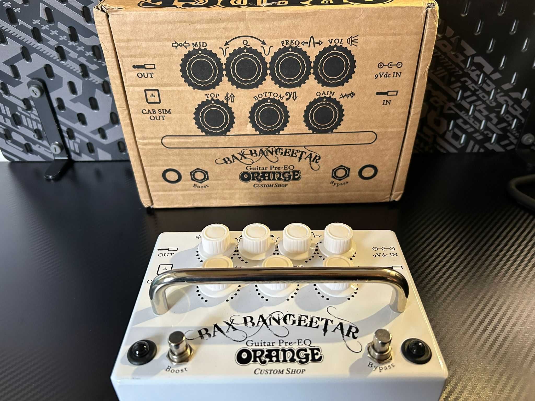 Pré-Amplificador/Pedal de Distorção Orange Bax Bangeetar (como novo)