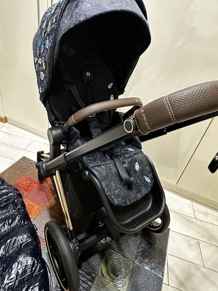 Cybex e-priam jewels of nature 2022 р.в. Електро візок