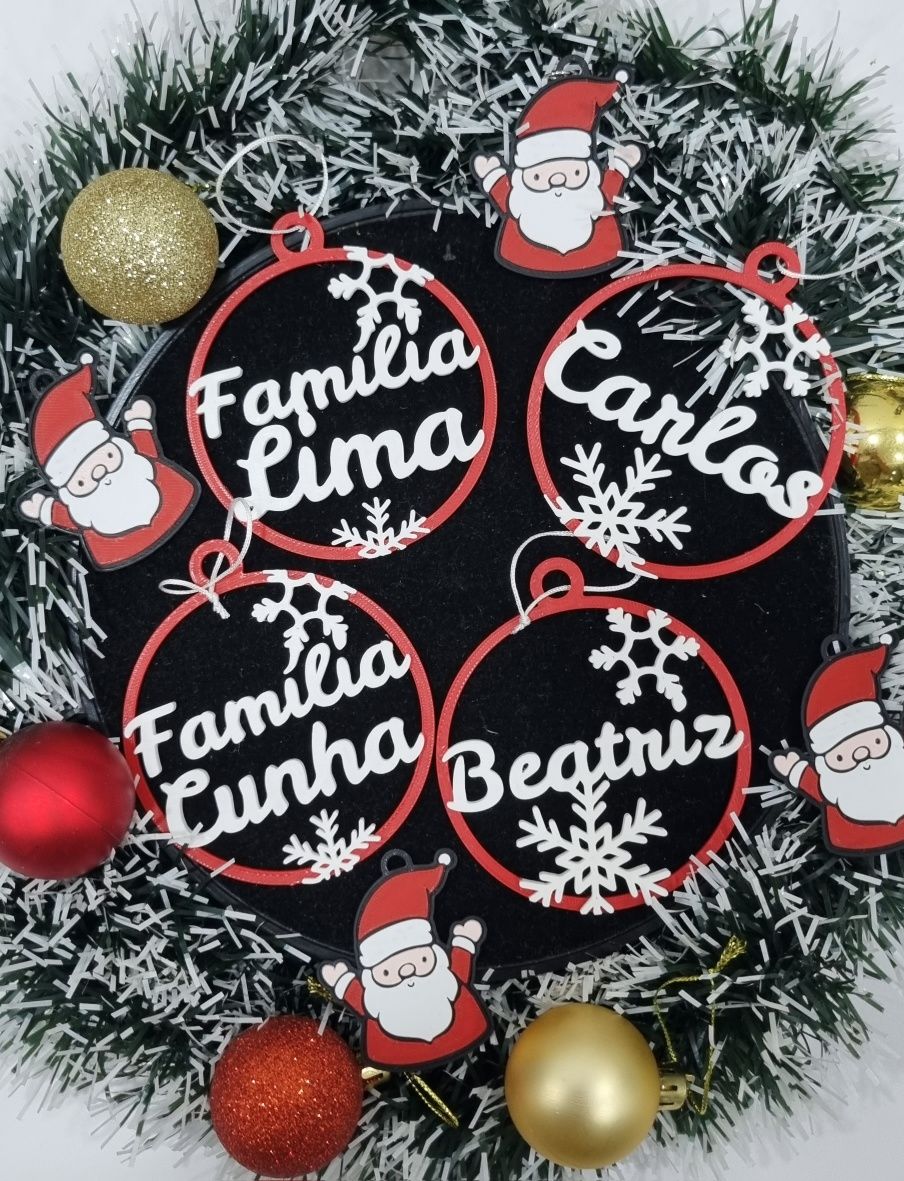 Bolas de Natal personalizadas