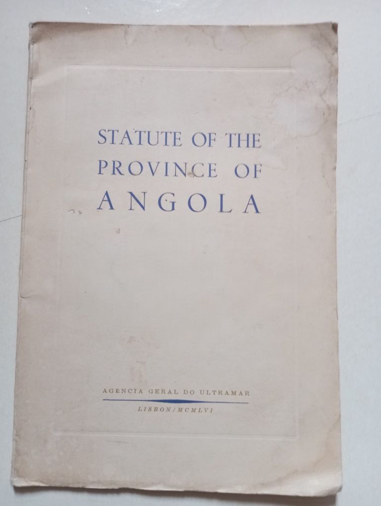 Statute of The Province of Angola