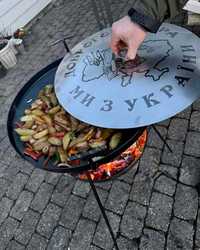 Сковорода из диска 40 50 60 см мангал гриль для огня BBQ Супер цена!