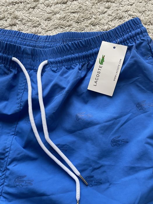 Lacoste shorty/kąpielówki, rozmiar 2XL, nowe z metka, niebieskie