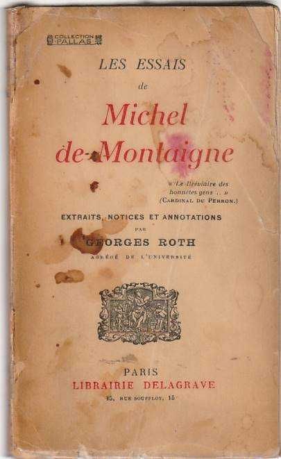 Les essais de Michel de Montaigne-