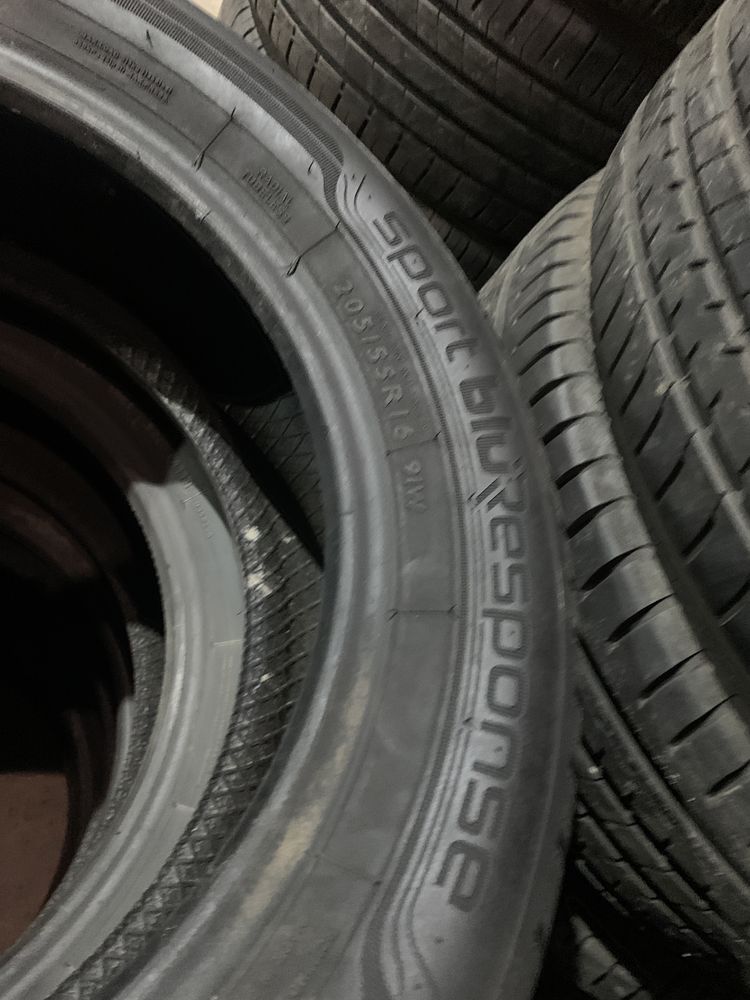 Шины б/у лето 205/55-16 Dunlop sporеblue response