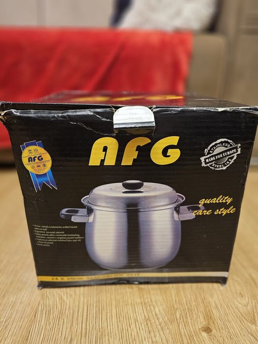 Duży garnek z wkładem 24x20