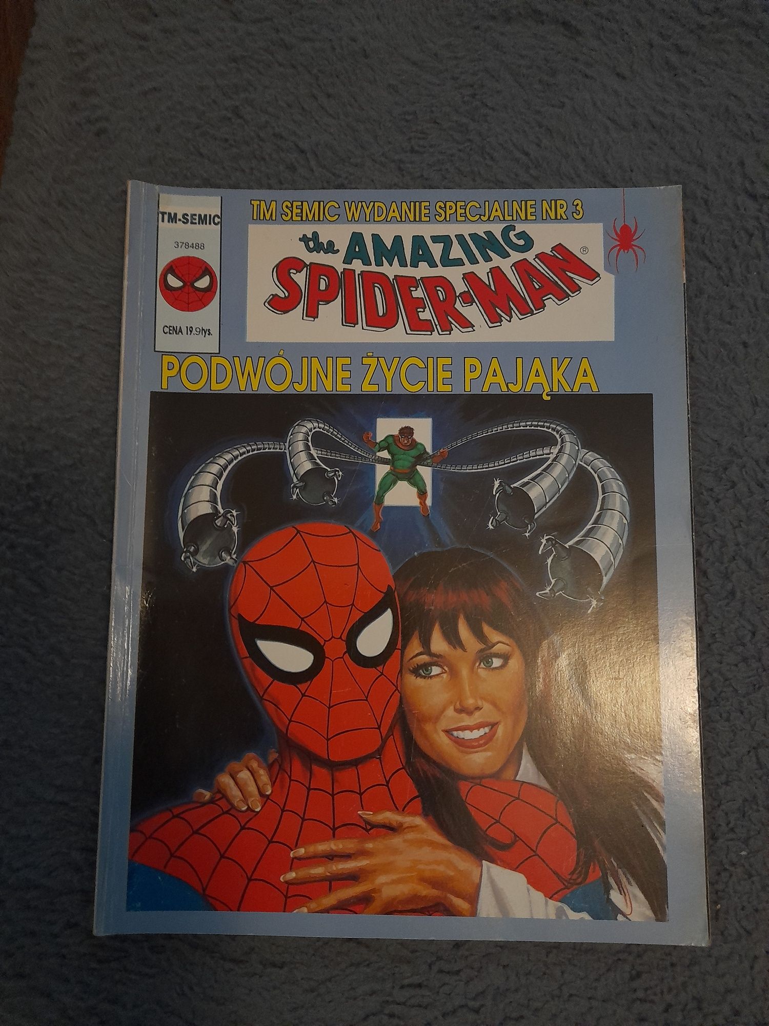 Komiks Spider-Man 1992 rok format A4