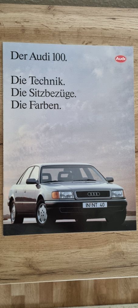 1993 Prospekt Audi 100 wyposazenie