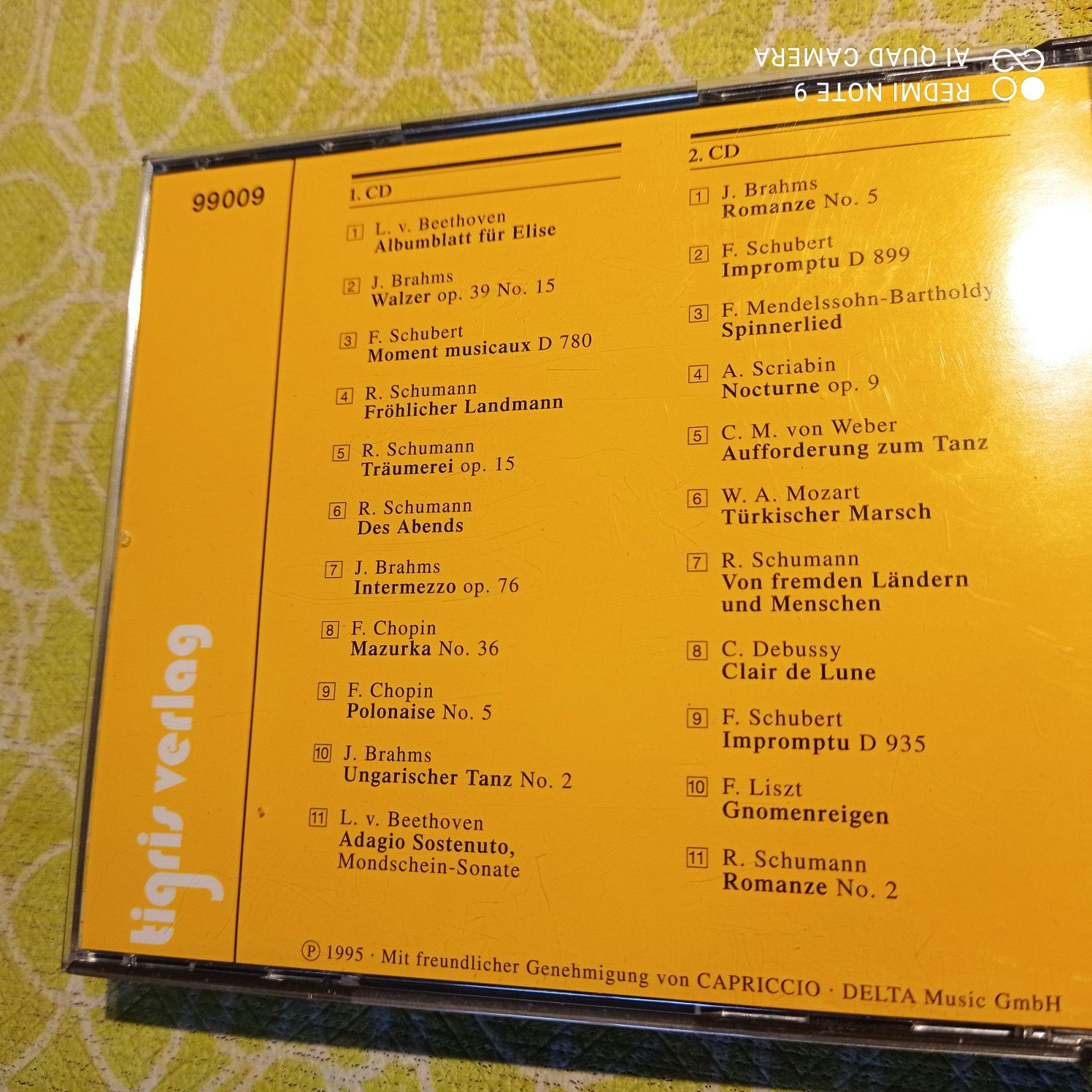 Збірка класичної музики, 2 CD (Німеччина)