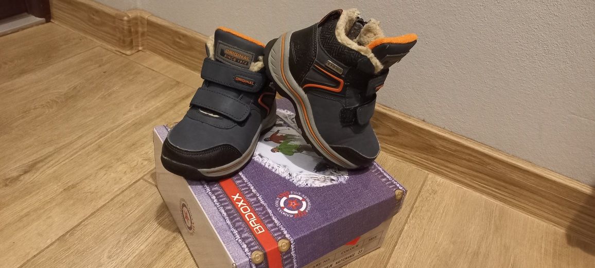 Buty zimowe ocieplane futerkiem Badoxx rozmiar 23