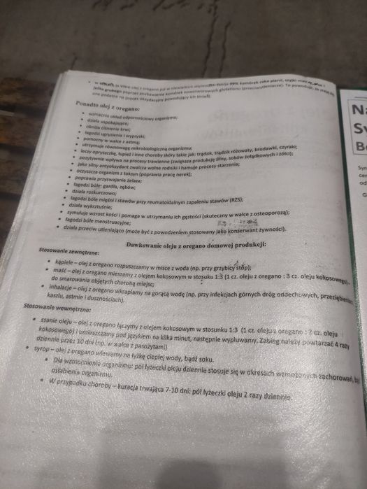 Naturalny olejek z oregano 100ml