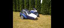 Yamaha fj 1200 side-car z koszem z wózkiem