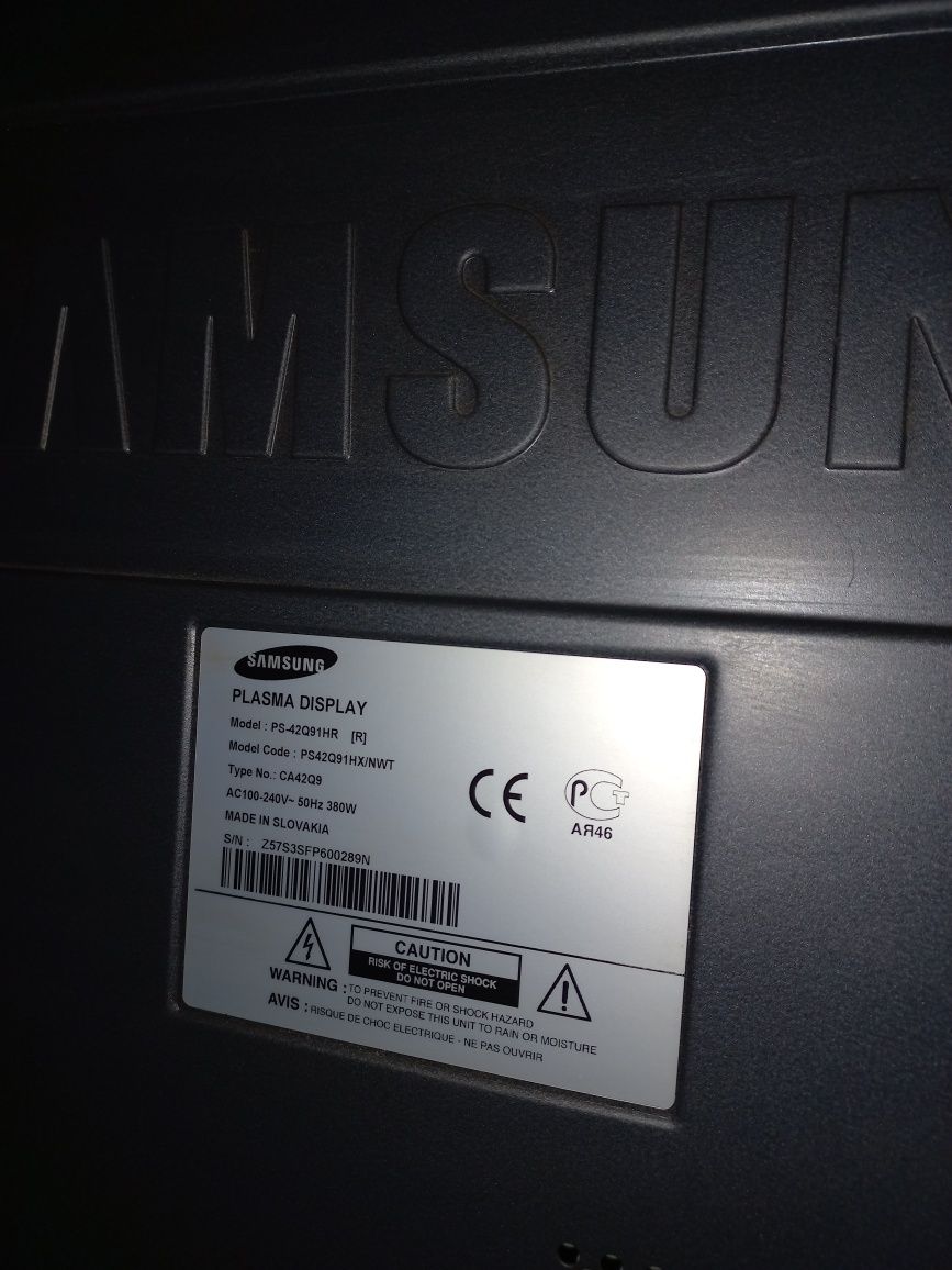 Продам телевизор Samsung PS_42Q91NR