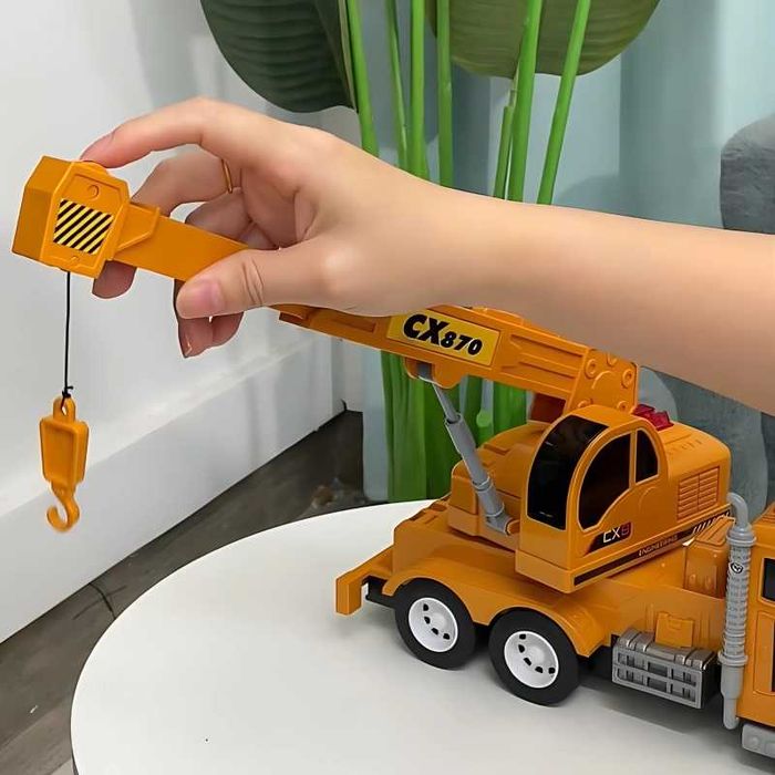 Interaktywny Dźwig z Ruchomym Hakiem Ciężarówka 1:14