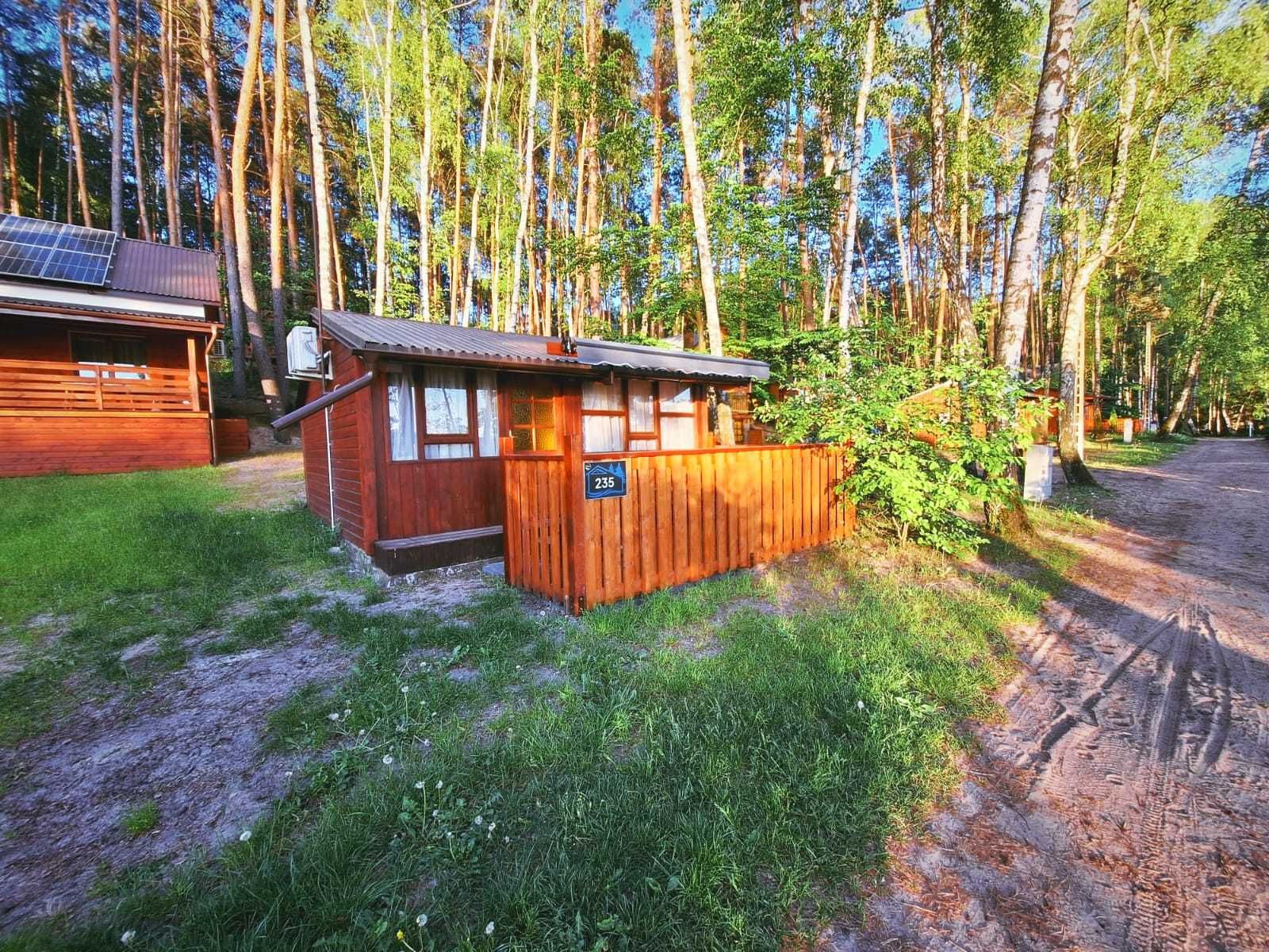 Domek letniskowy nad jeziorem Partęczyny Pojezierze Brodnickie