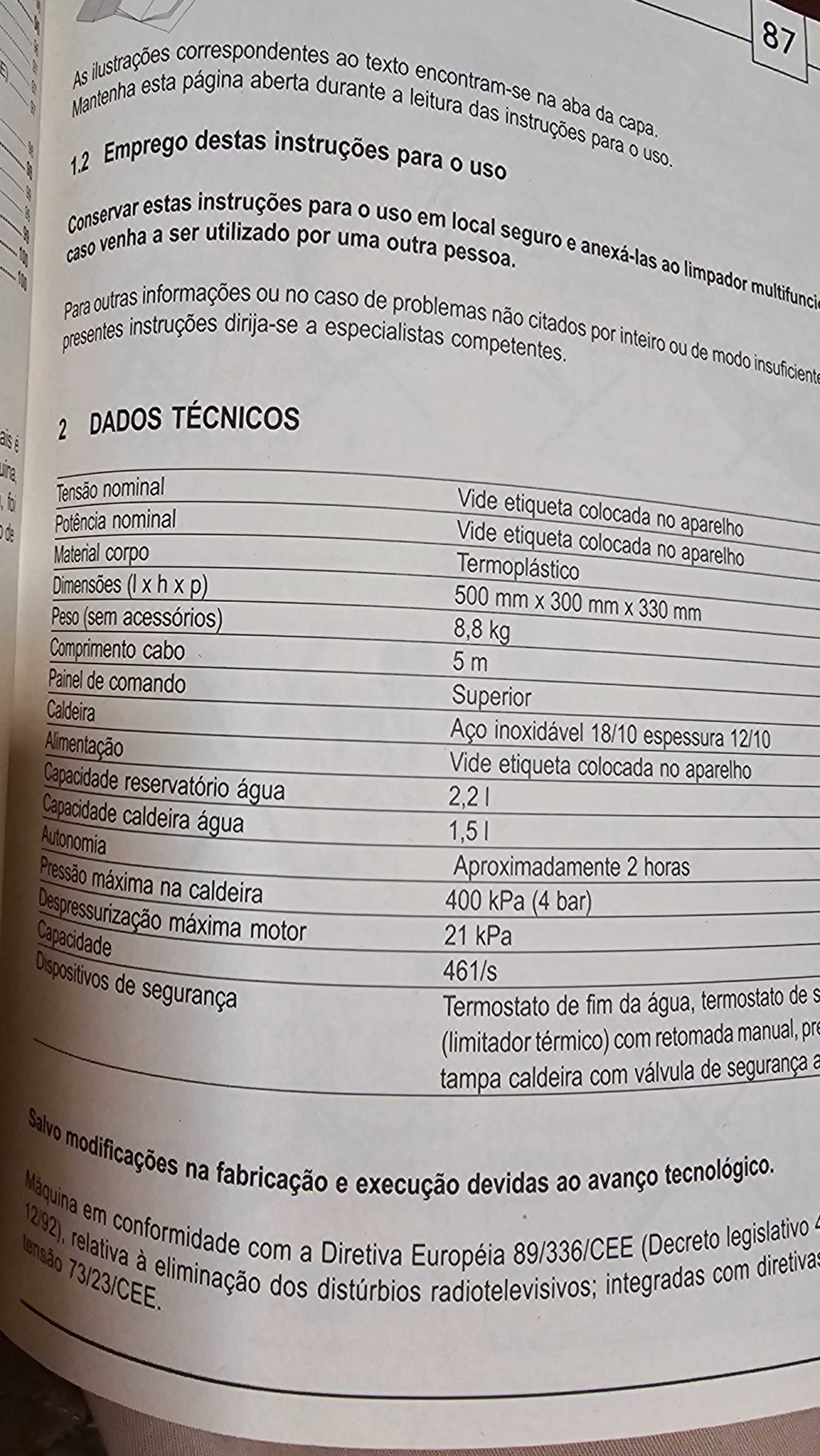 Máquina a vapor/aspirador Saeco vs5000 fata morgana