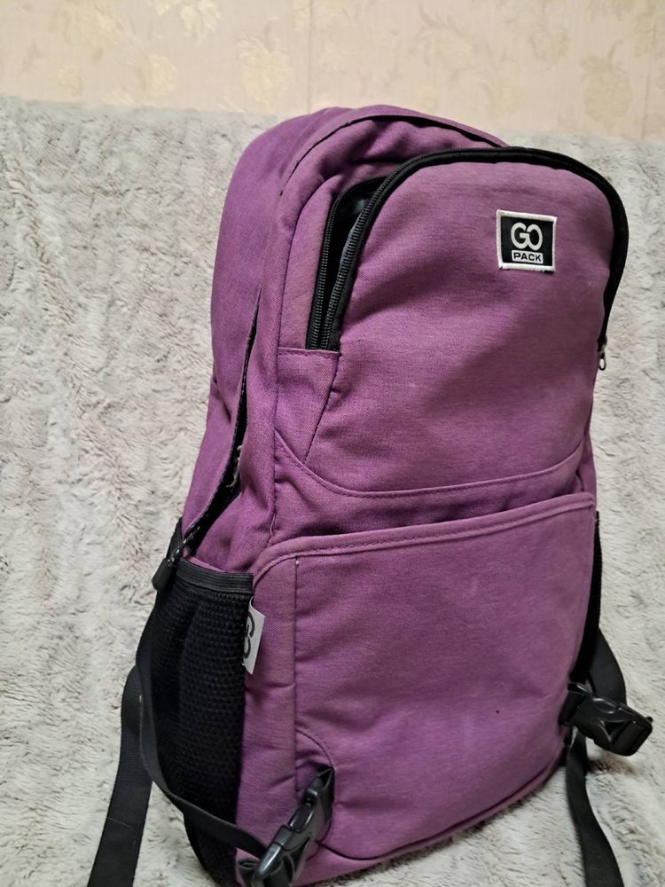 Вмісткий рюкзак для підлітка (фіолетовий), (GoPack)