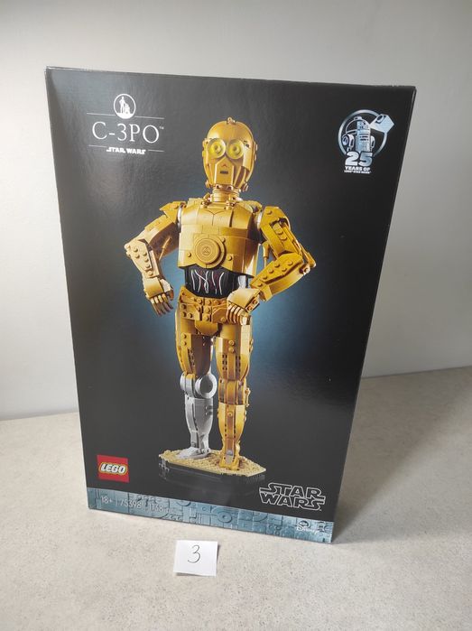 Lego star wars 75398 C-3PO лего зоряні війни дроїд робот