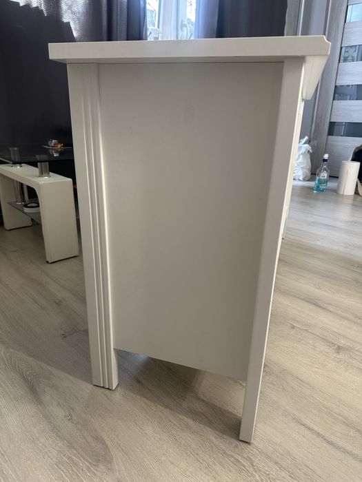 Ikea komoda szafka z półkami  120 cm używana biała pod tv