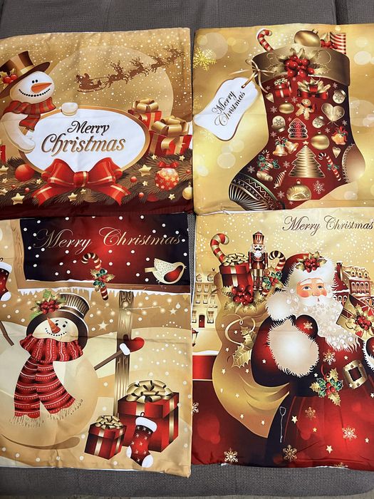 наволочки на подушки  декоративные новогодние