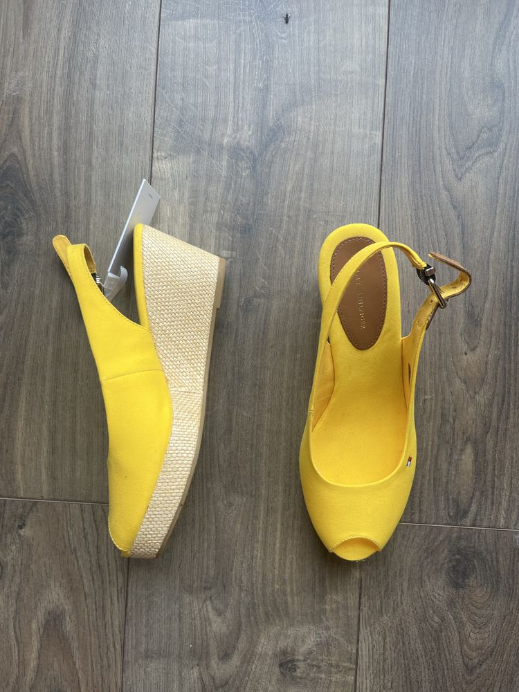 Tommy Hilfiger Jeans nowe 39 buty koturny espadryle