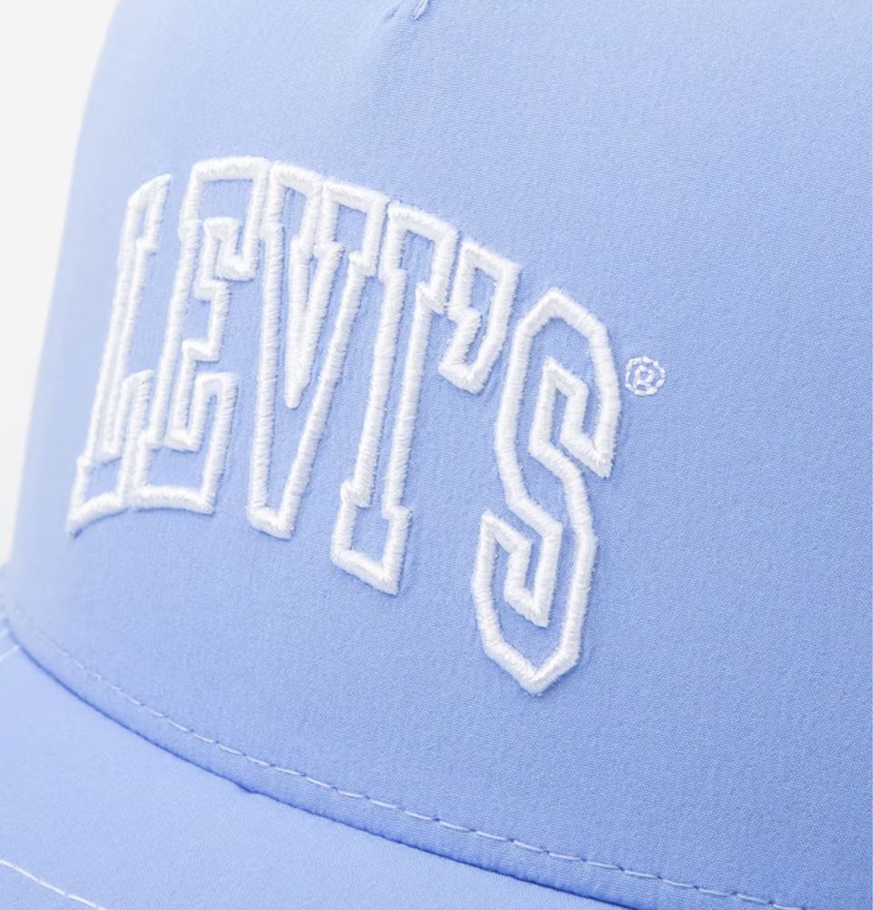 Кепка Levi’s блакитна з написом