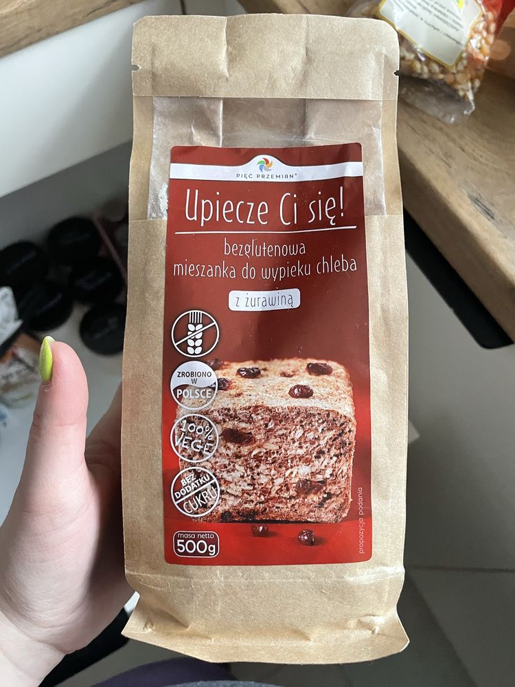 Mieszanka do chleba z żurawiną bezglutenowa