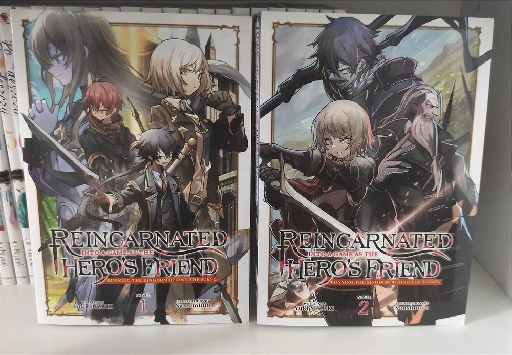 Reincarnated into a game as the hero's friend (Light Novel)